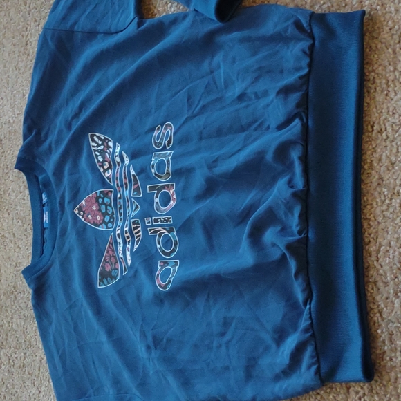 Adidas Originals XS Floral Trefoil Pullover - Picture 6 of 6